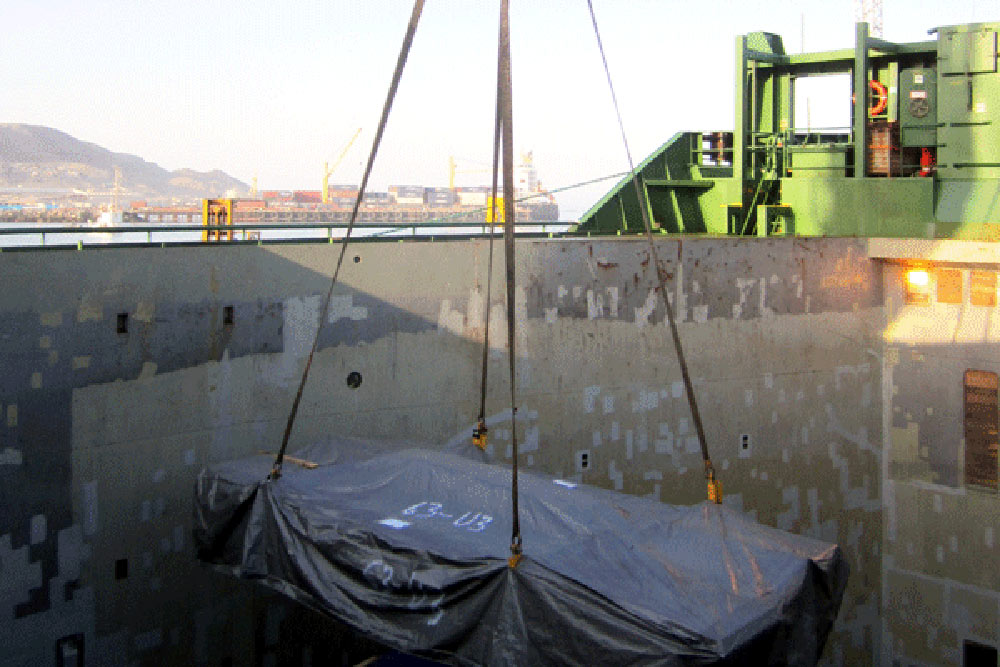 embarque carga break bulk proyecto nodo energetico peru