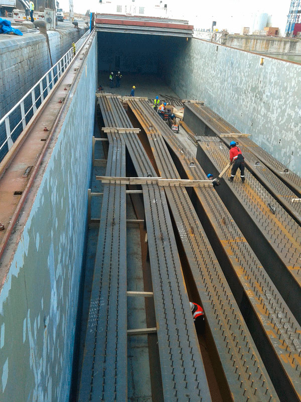 shipment of steel beams