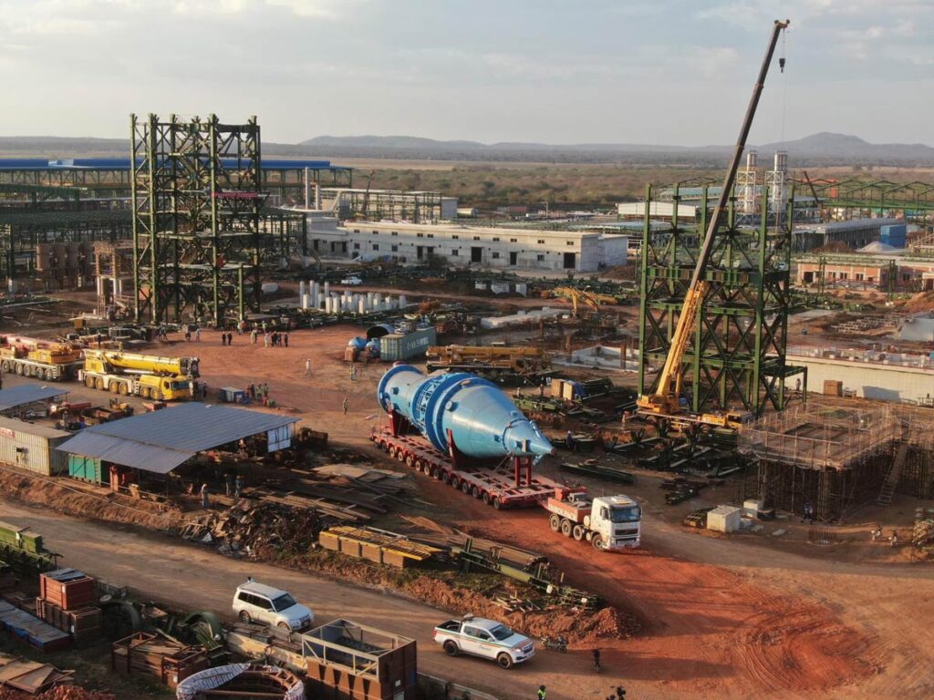 llegada reactor a la planta de mutun bolivia