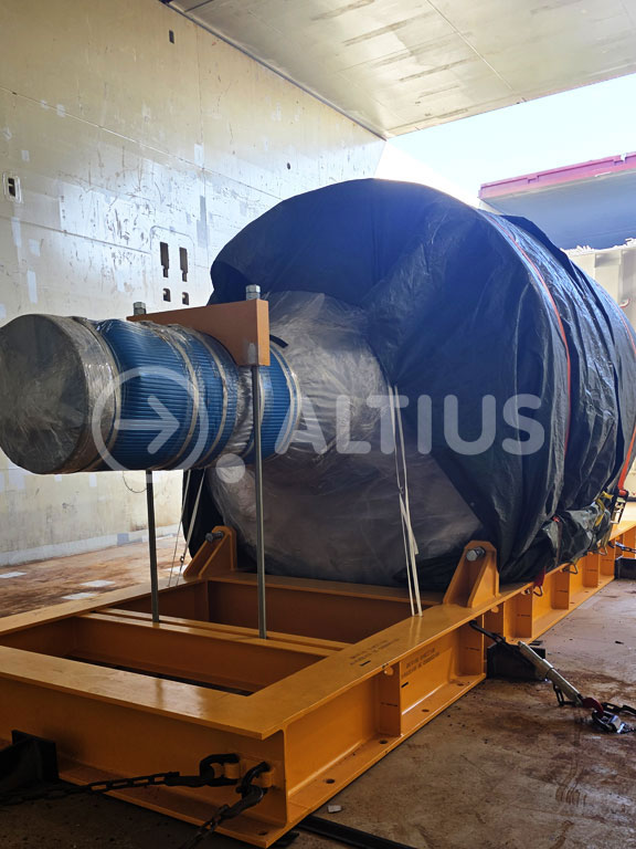 transporte rotores amberes santander Altius